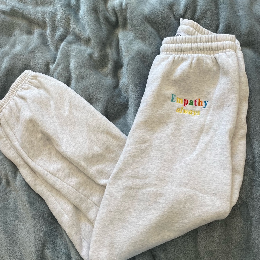 Mayfair group “empathy” sweats.